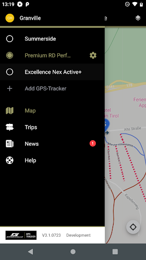 Granville GPS Tracker Screen 3