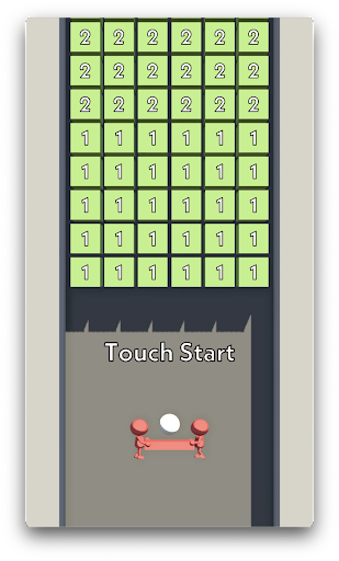 Android application Rapid fire balls -Brick break- screenshort