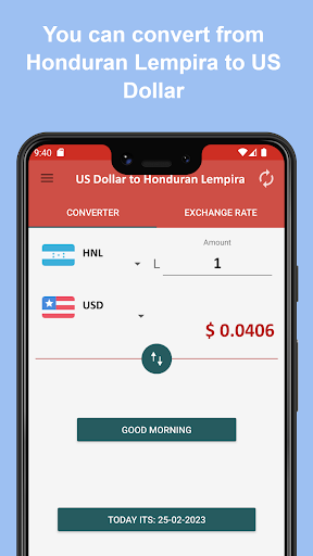 US Dollar to Honduran Lempira Screen 3