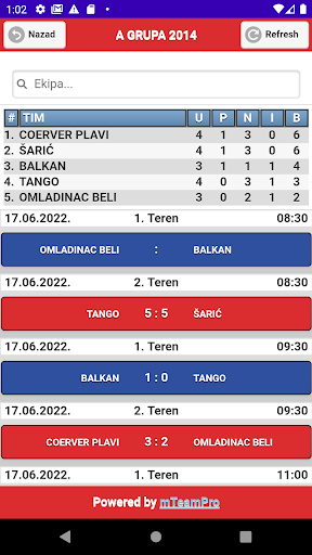 Borac Cup Screen 3