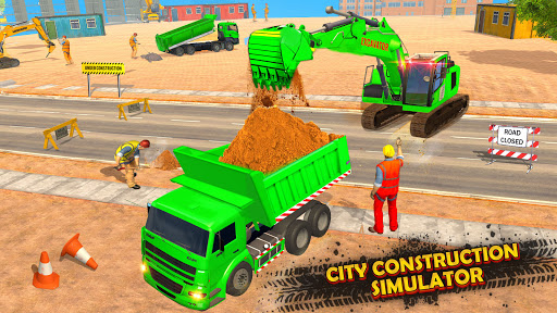 Heavy Excavator Simulator: Road Construction Games screenshots 12