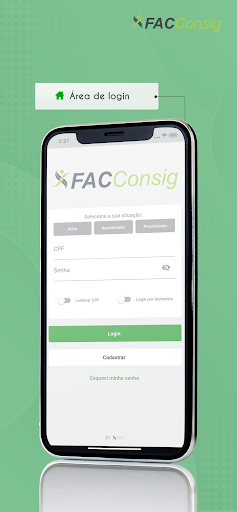 Android application FAC Consig screenshort
