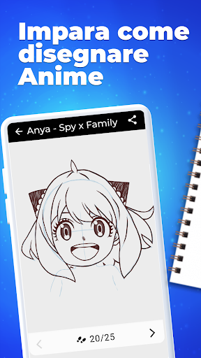 Anteprima dell'app