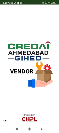 Android application Vendor Credai Ahmedabad screenshort
