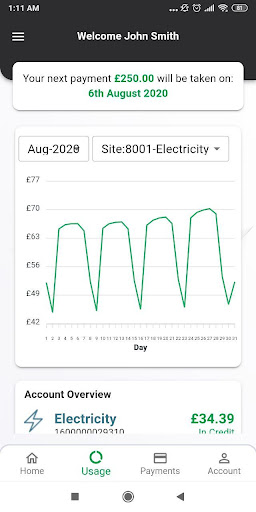 Valda Energy Screen 2