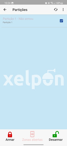 Xelpon Alarm Screen 2