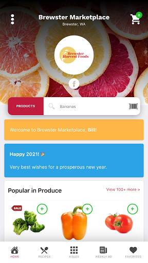 Android application Brewster Marketplace screenshort