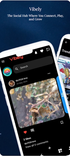 Android application Vibely screenshort
