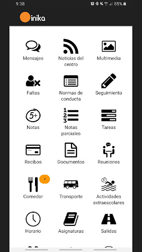 Android application Inika Gurasoak/Familias screenshort