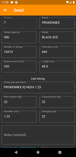 My Tennis Rackets Screenshot 4 - AppWisp.com