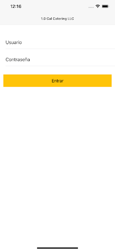 Android application Cal Catering screenshort