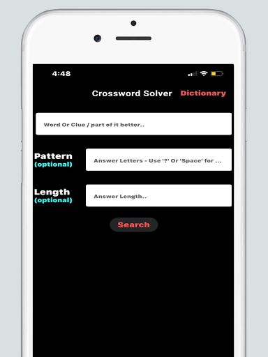 Android application Crossword Solver screenshort