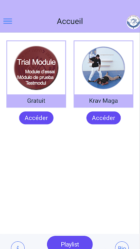 Aperçu de l'application