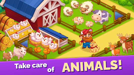 Mega Farm MOD APK: Idle Tycoon Clicker (UNLIMITED GOLD) 3