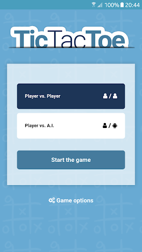 Android application TicTacToe - X and Zero screenshort