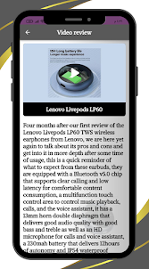 Lenovo Livepods LP60 guide