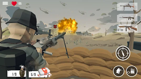 WW2 Heroes: 銃のゲーム 鉄砲バトルロワイヤル