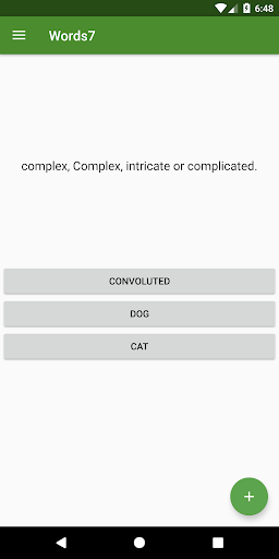Android application Words7 - Learn English vocabul screenshort