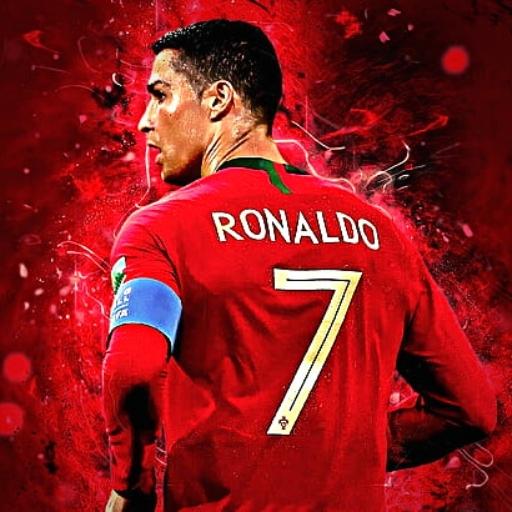 Ronaldo CR7 4K HD Wallpaper logo