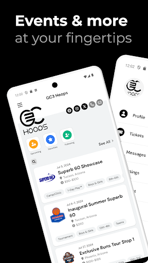 Android application GC3 Hoops screenshort