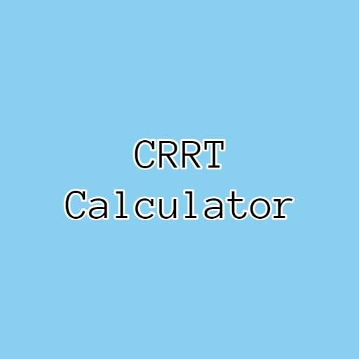 CRRT Calculator - AppWisp.com