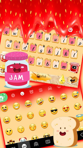 Sweet Lovely Keyboard Theme Screen 3