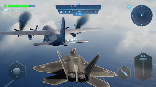 Sky Warriors: Airplane Combat apkpoly screenshots 8