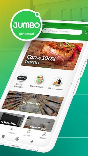 Android application Jumbo Colombia screenshort