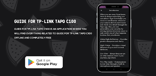 guide for TP-Link Tapo C100 Screen 3
