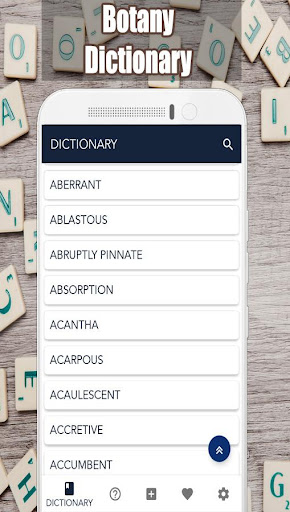 Android application Botany Dictionary screenshort