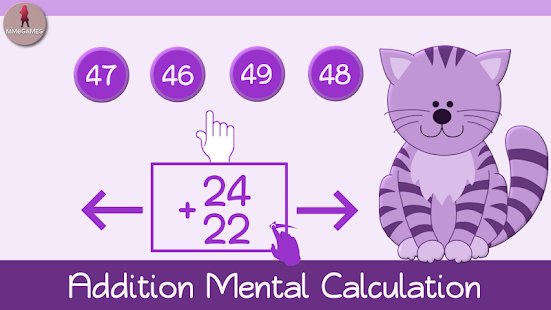 Addition Mental Calculation Screenshot