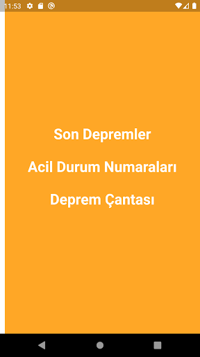 Buradayım! Deprem düdüğü Screen 2