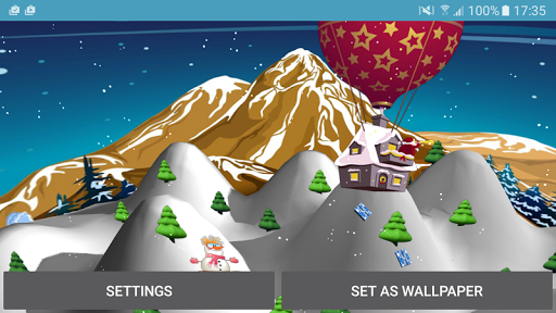 3D Santa Claus Wallpaper Screen 3