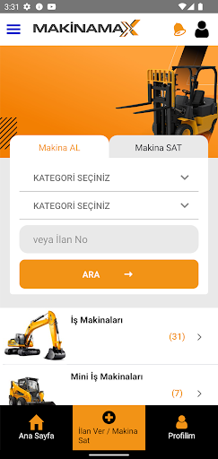 Android application MakinaMax screenshort