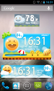 Cute Garden GO Weather Widget(圖3)-速報App