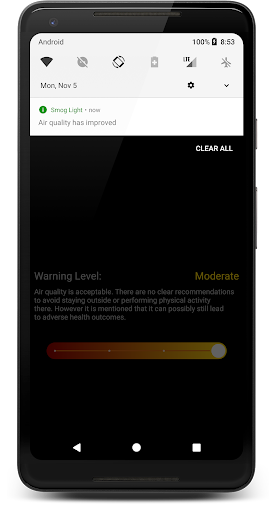 Smog Lite - Air quality in Pol Screen 3