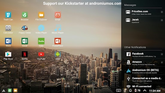 Sentio Desktop (Lollipop, Marshmallow) Screenshot