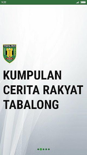 Android application Cerita Rakyat Tabalong screenshort