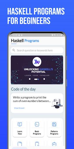 Android application Haskell Programs screenshort