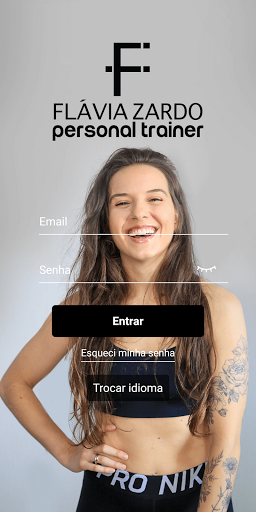 Android application Flávia Zardo Personal Trainer screenshort