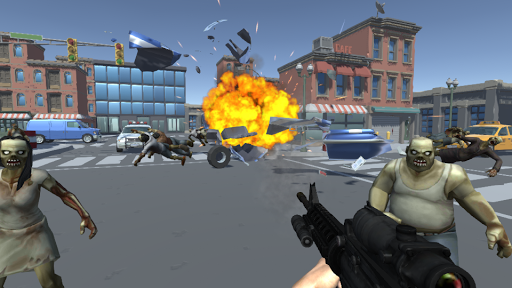 Zombie Shooting 3D Offline fps Screenshot 1 - AppWisp.com