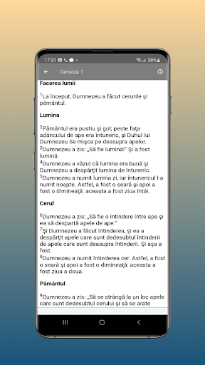 Biblia Cornilescu Audio Screen 3