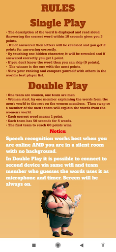 Alias Word Search Party game Screen 2