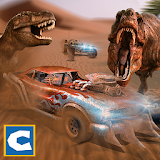 Dino World Impossible Car Racing icon