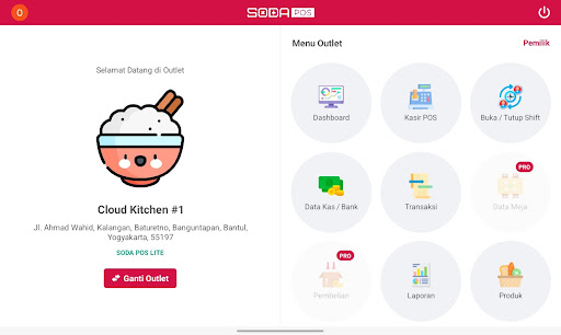 SODA POS Kasir Screen 3