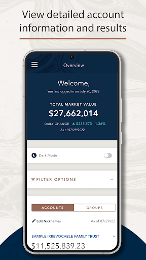 Private Client Services Screen 3