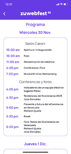 zuWebFest Screen 3