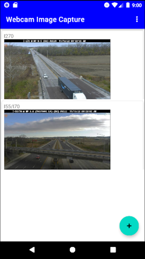 Android application Webcam Image Caputure screenshort