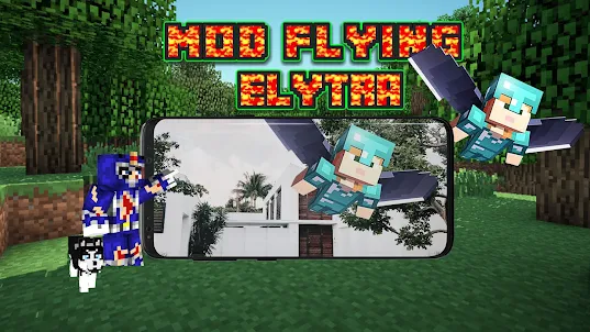 Elytra flying mod Minecraft
