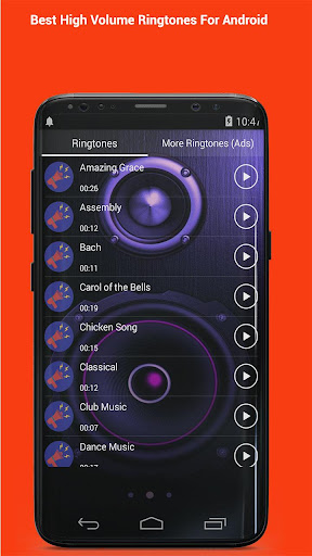 Android application High Volume Ringtones And Wall screenshort